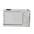 For Sony Alpha ZV-E10 II / ZV-E10M2 Litchi Texture PU Leather Camera Half Case Base(White) - 3