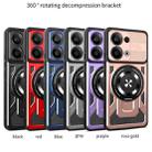 For OPPO Reno13 5G Armor Rotating Holder MagSafe Phone Case(Purple) - 2