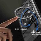 For OPPO Reno13 F 5G Armor Rotating Holder MagSafe Phone Case(Black) - 3