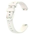 For Fitbit Inspire 3 xDfind Solid Color Silicone Watch Band, Size:L(Apricot) - 2