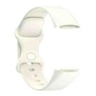 For Fitbit Charge 6 / 5 xDfind Silicone Watch Band, Size:S(Apricot) - 3