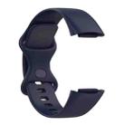 For Fitbit Charge 6 / 5 xDfind Silicone Watch Band, Size:L(Dark Blue) - 3