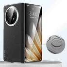 For OPPO Find N5 SULADA Skin Feel Liquid Leather Shockproof Phone Case(Black) - 1