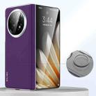 For OPPO Find N5 SULADA Skin Feel Liquid Leather Shockproof Phone Case(Purple) - 1