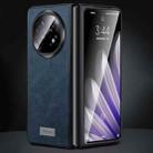 For OPPO Find N5 SULADA Shockproof TPU Hybrid Handmade Leather Phone Case(Blue) - 1