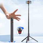 TT01 1.77m All-in-one Auto Pop Open Tripod Magnetic Remote Selfie Stick(Black) - 1