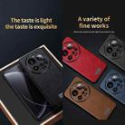 For Xiaomi 15 Ultra SULADA Shockproof TPU Hybrid Handmade Leather Phone Case(Brown) - 3