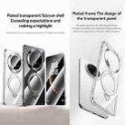 For Huawei Mate 70 SULADA Electroplated Transparent MagSafe Holder Phone Case(Black) - 2