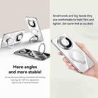 For Huawei Mate 60 SULADA Electroplated Transparent MagSafe Holder Phone Case(Black) - 3