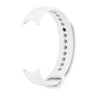 For Xiaomi Smart Band 9 / 9 NFC / 8 / 8 NFC xDfind Metal Buckle Solid Color Silicone Watch Band(White) - 2