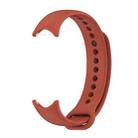 For Xiaomi Smart Band 9 / 9 NFC / 8 / 8 NFC xDfind Metal Buckle Solid Color Silicone Watch Band(Orange) - 2