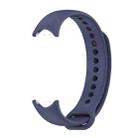 For Xiaomi Smart Band 9 / 9 NFC / 8 / 8 NFC xDfind Metal Buckle Solid Color Silicone Watch Band(Midnight Blue) - 2