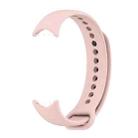 For Xiaomi Smart Band 9 / 9 NFC / 8 / 8 NFC xDfind Metal Buckle Solid Color Silicone Watch Band(Pink) - 2