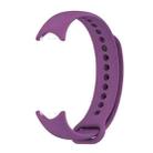 For Xiaomi Smart Band 10 / 9 / 8 xDfind Metal Buckle Solid Color Silicone Watch Band(Purple) - 2
