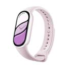 For Xiaomi Smart Band 10 / 9 / 8 xDfind Metal Buckle Solid Color Silicone Watch Band(Violet Purple) - 1