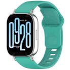 For Redmi Watch 5 Active / Watch 5 Lite xDfind Solid Color Reverse Buckle Silicone Watch Band(Mint Green) - 1