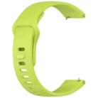 For Redmi Watch 5 Active / Watch 5 Lite xDfind Solid Color Reverse Buckle Silicone Watch Band(Lemon Green) - 3
