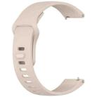 For Redmi Watch 5 Active / Watch 5 Lite xDfind Solid Color Reverse Buckle Silicone Watch Band(Ivory White) - 3