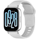 For Redmi Watch 5 Active / Watch 5 Lite xDfind Solid Color Reverse Buckle Silicone Watch Band(Grey) - 1