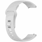 For Redmi Watch 5 Active / Watch 5 Lite xDfind Solid Color Reverse Buckle Silicone Watch Band(Grey) - 3