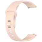 For Redmi Watch 5 Active / Watch 5 Lite xDfind Solid Color Reverse Buckle Silicone Watch Band(Pink) - 3
