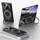 For OPPO Find N5 SULADA Kevlar Texture MagSafe Magnetic Holder Phone Case(Black) - 1