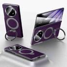 For OPPO Find N5 SULADA Kevlar Texture MagSafe Magnetic Holder Phone Case(Purple) - 1