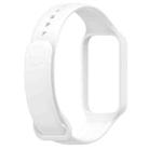 For Redmi Watch 2 xDfind Solid Color Silicone Integrated Watch Band(White) - 3