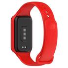 For Redmi Watch 2 xDfind Solid Color Silicone Integrated Watch Band(Red) - 2