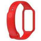 For Redmi Watch 2 xDfind Solid Color Silicone Integrated Watch Band(Red) - 3