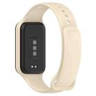 For Redmi Watch 2 xDfind Solid Color Silicone Integrated Watch Band(Dream White) - 2