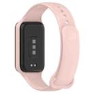 For Redmi Watch 2 xDfind Solid Color Silicone Integrated Watch Band(Light Pink) - 2