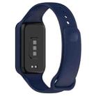 For Redmi Watch 2 xDfind Solid Color Silicone Integrated Watch Band(Midnight Blue) - 2