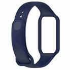 For Redmi Watch 2 xDfind Solid Color Silicone Integrated Watch Band(Midnight Blue) - 3