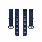 For Xiaomi Mi Watch Lite / Redmi Watch xDfind Silicone Watch Band(Navy Blue) - 2