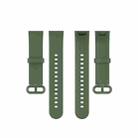 For Xiaomi Mi Watch Lite / Redmi Watch xDfind Silicone Watch Band(Dark Green) - 2