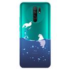 For Xiaomi Redmi 9 Coloured Drawing Pattern Highly Transparent TPU Protective Case(Seal) - 1