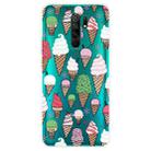 For Xiaomi Redmi 9 Coloured Drawing Pattern Highly Transparent TPU Protective Case(Ice Cream) - 1