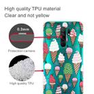 For Xiaomi Redmi 9 Coloured Drawing Pattern Highly Transparent TPU Protective Case(Ice Cream) - 3