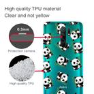 For Xiaomi Redmi 9 Coloured Drawing Pattern Highly Transparent TPU Protective Case(Panda) - 3