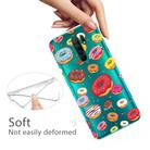 For Xiaomi Redmi 9 Coloured Drawing Pattern Highly Transparent TPU Protective Case(Donuts) - 2