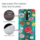 For Xiaomi Redmi 9 Coloured Drawing Pattern Highly Transparent TPU Protective Case(Donuts) - 3