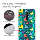 For Xiaomi Redmi 9 Coloured Drawing Pattern Highly Transparent TPU Protective Case(Love) - 3