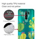 For Xiaomi Redmi 9 Coloured Drawing Pattern Highly Transparent TPU Protective Case(Icactus) - 3