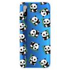 For Xiaomi Redmi 9A Coloured Drawing Pattern Highly Transparent TPU Protective Case(Panda) - 1