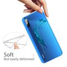 For Xiaomi Redmi 9A Coloured Drawing Pattern Highly Transparent TPU Protective Case(Feather) - 2