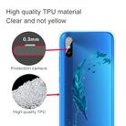 For Xiaomi Redmi 9A Coloured Drawing Pattern Highly Transparent TPU Protective Case(Feather) - 3