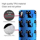 For Xiaomi Redmi 9A Coloured Drawing Pattern Highly Transparent TPU Protective Case(Black Cat) - 3