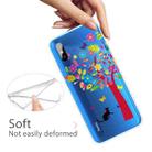 For Xiaomi Redmi 9A Coloured Drawing Pattern Highly Transparent TPU Protective Case(Tree Cat) - 2