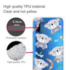 For Xiaomi Redmi 9A Coloured Drawing Pattern Highly Transparent TPU Protective Case(Koala) - 3